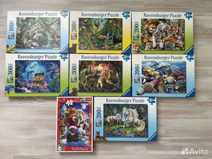 Пазлы разные Trefl Ravensburger Castorland Step