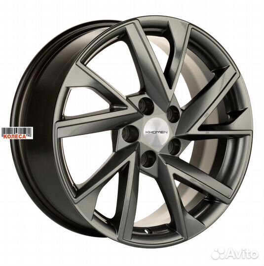 Khomen Wheels KHW1714 7x17 5x114,3 ET40 Dia66.1 Gray