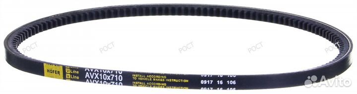 Ремень генератора 715 (710) Z (0) ваз-2108 зуб. (2