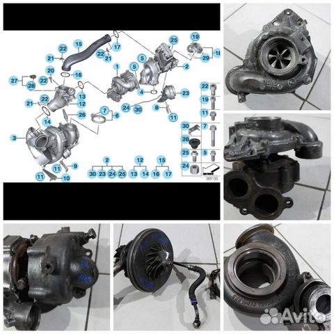 Турбина турбонагнетатель бмв BMW 5.0 d f16 f 15
