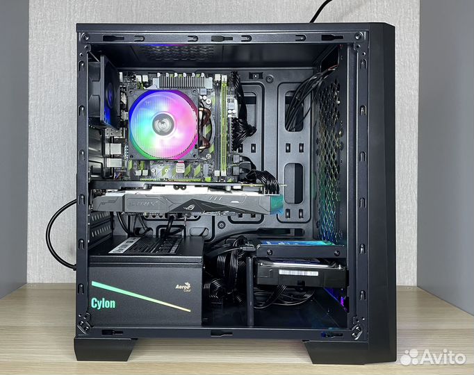 Игровой пк Intel 8 ядер Rx 570 8гб озу:16 гб