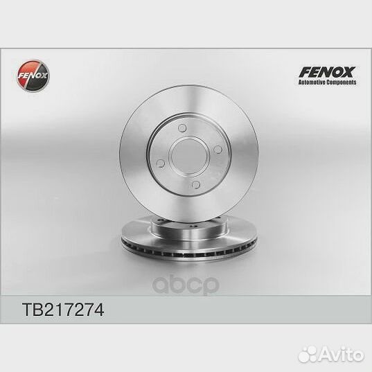 Диск тормозной передний Fenox TB217274