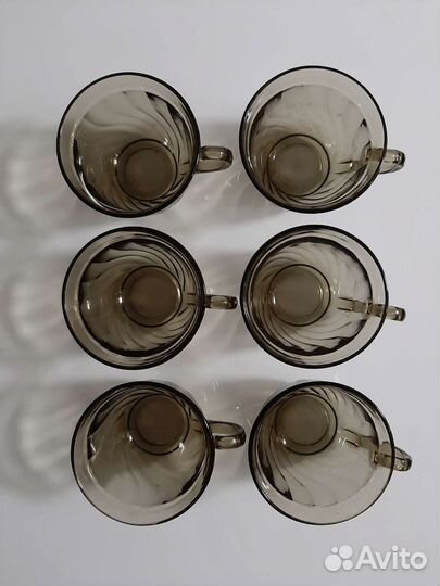Набор из 6ти кружек и 3х маленьких стаканчиков