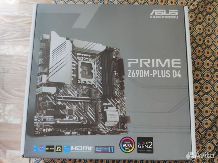 Материнская плата Asus Prime z690M-Plus D4
