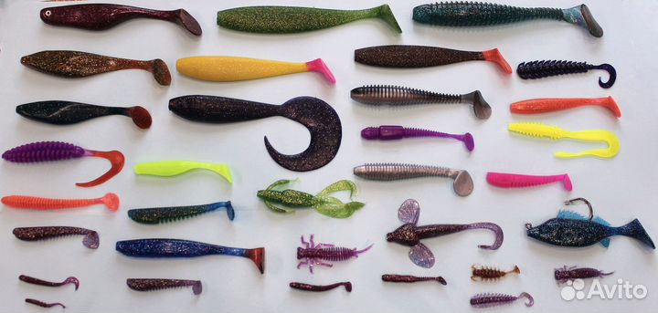 Силиконовые приманки на заказ