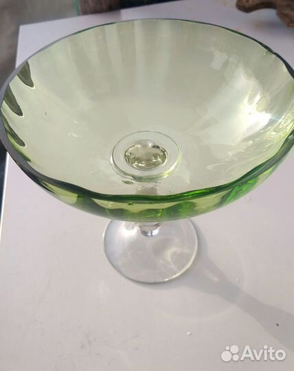 Ваза для фруктов стекло СССР