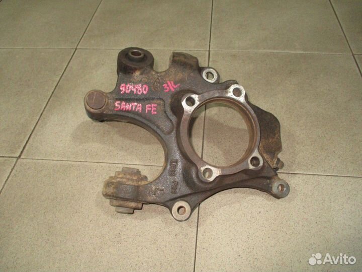 Кулак поворотный задний левый Hyundai Santa Fe 2