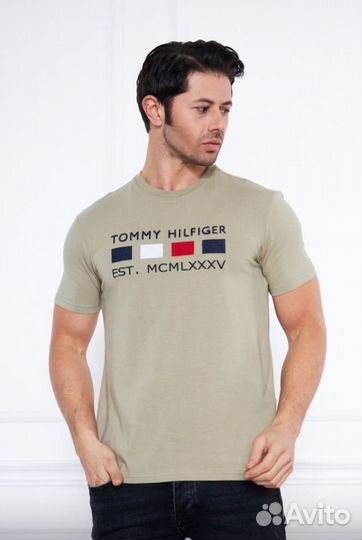 Футболка мужская tommy hilfiger 46-54