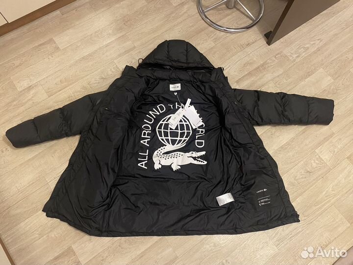 Пуховик мужской lacoste оригигал