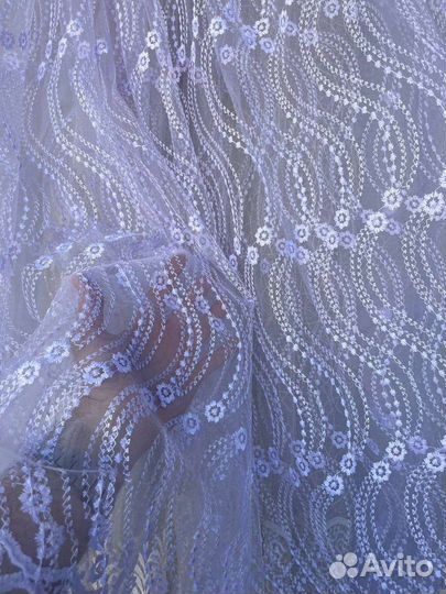 Тюль новый рулон на отрез