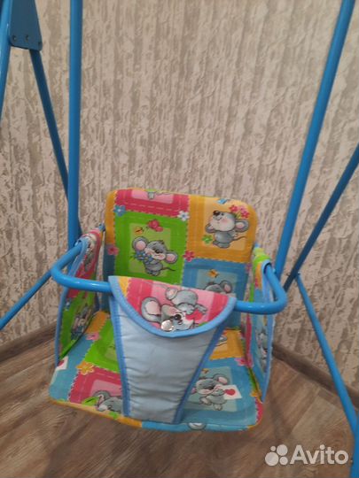 Детская качель напольная