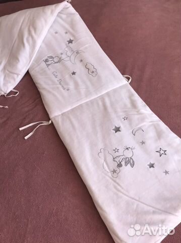 Длина 175см,высота 40 см. Ткань хлопок с велюром