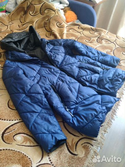 Куртка темно синяя зимняя