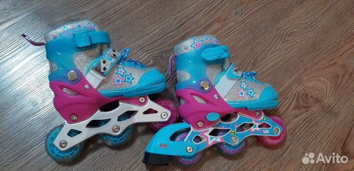 Роликовые коньки детские раздвижные