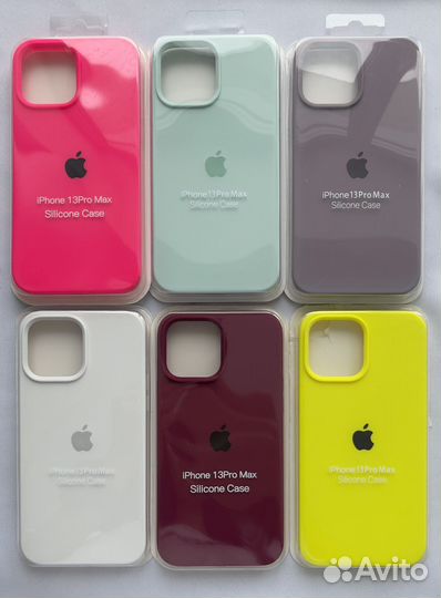Чехол для iPhone 12 13 и 13 pro max silicon case