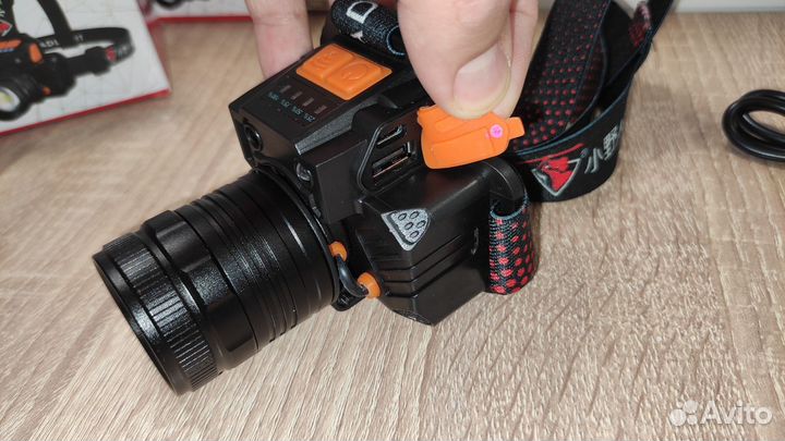 Яркий и мощный налобный фонарь Т58