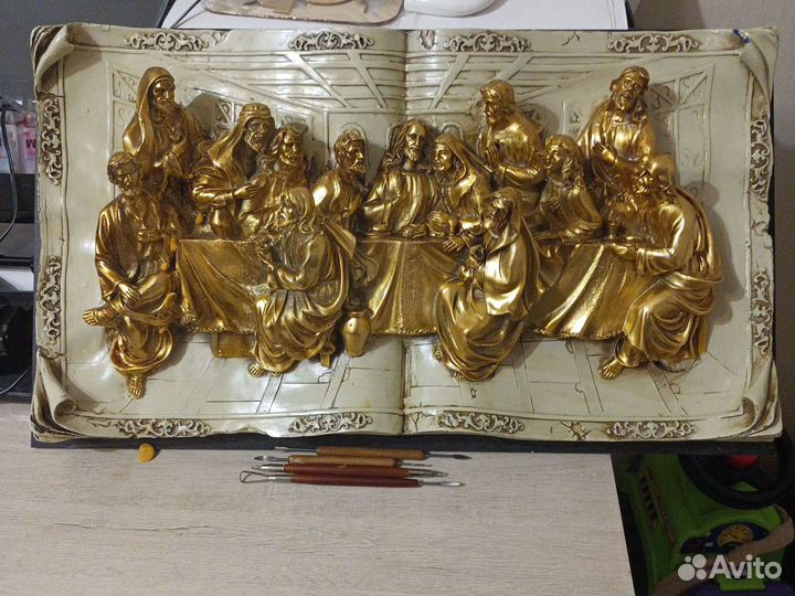 Статуэтка настенная полистоун.гипс