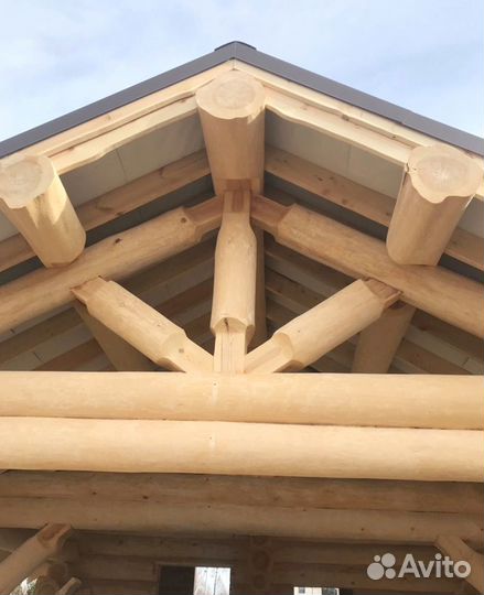 Дикий сруб, Канадская рубка, Post and beam