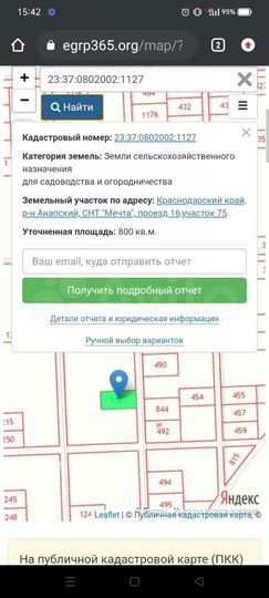 Участок 8 сот. (ИЖС)