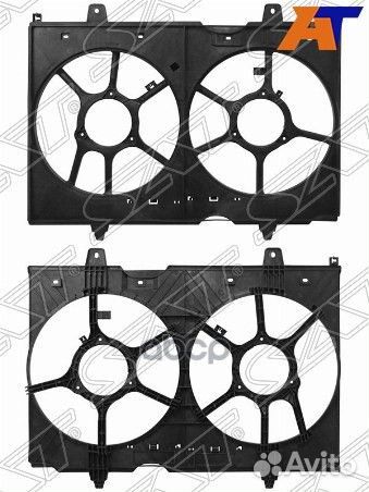 Диффузор радиатора двойной nissan X-trail T31 0