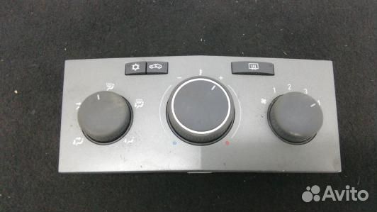 Блок управления печки и климат-контроля opel astra