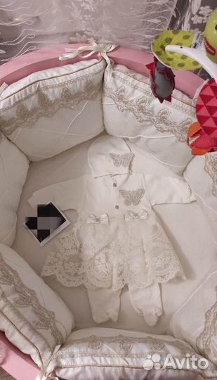 Круглая овальная кроватка для новорожденных