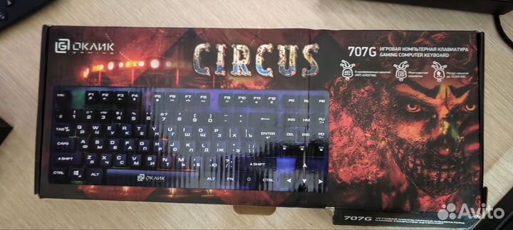 Игровая клавиатура oklick 707G circus
