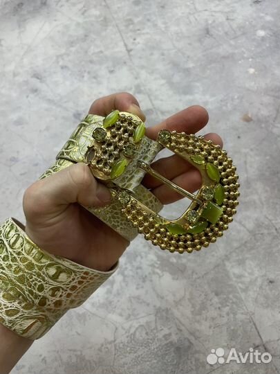 Ремень Biagini BB Simpn Type С камнями сварофски