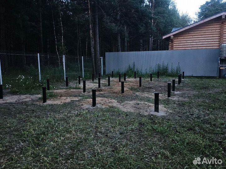 Сваи винтовые, монтаж винтовых свай. Под ключ