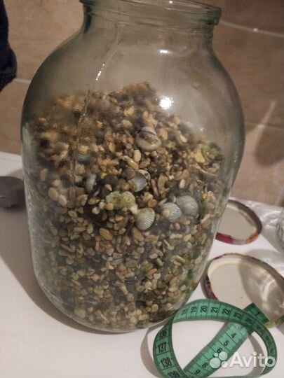 Аквариум и камешки