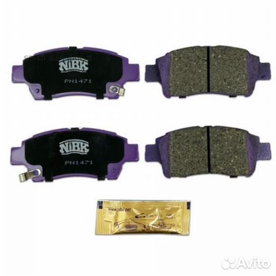 Колодки тормозные дисковые перед nibk PN1471