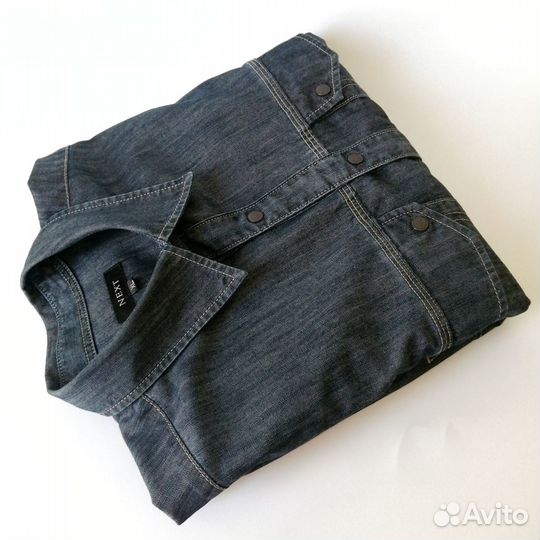 Новая джинсовая рубашка-куртка next