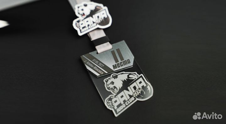 Медаль акриловая с гравировкой 80*80