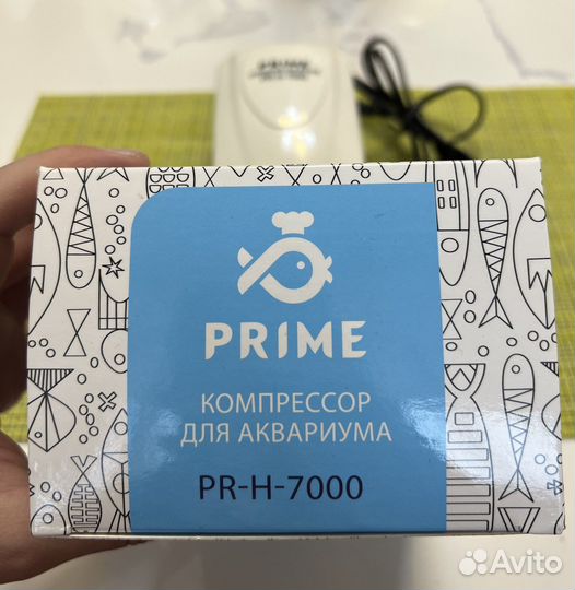 Компрессор для аквариума Prime PR-H-7000 (новый)