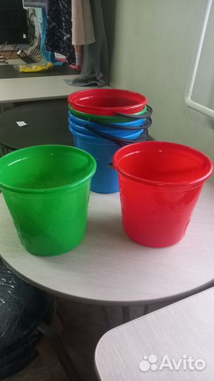 Ведра пластиковые новые