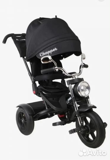 Велосипед трехколесный chopper ch1 черный