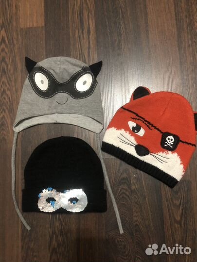 Шапки детские для мальчиков