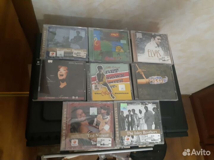 Музыка на CD дисках в ассортименте (1000 дисков)