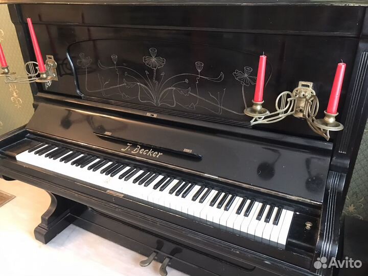 Пианино антикварное оригинальное J.Becker