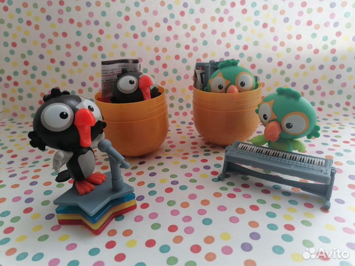 Kinder Maxi попугаи 2024 макси музыканты рокеры