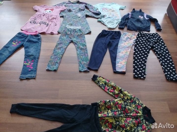 Вещи пакетом на девочку 110 116