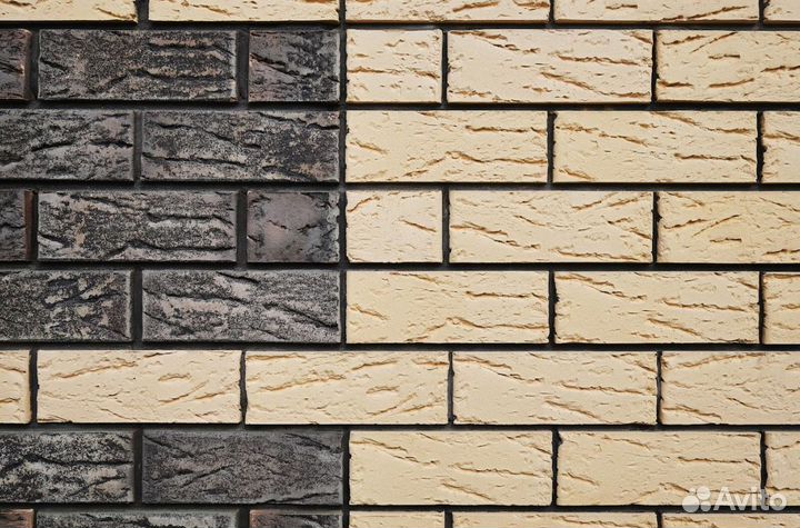 Тюменский облицовочный кирпич Графит