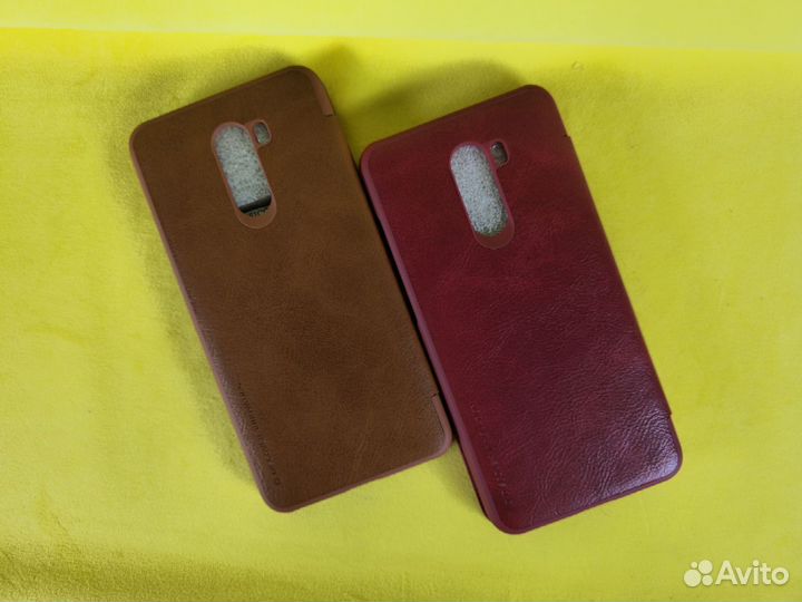 Чехол-книжка Leather Case Nillkin Poco F1