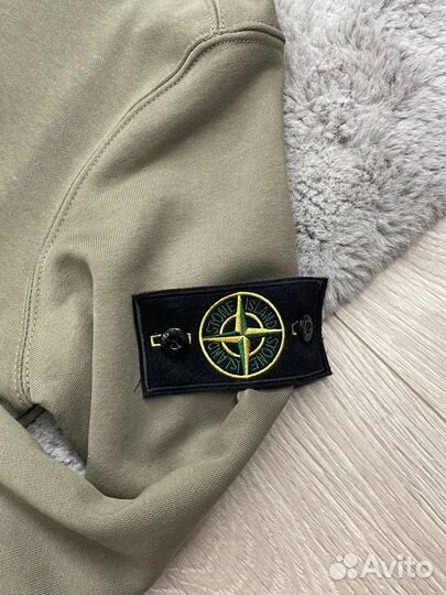 Зип-худи Stone Island хаки болотного