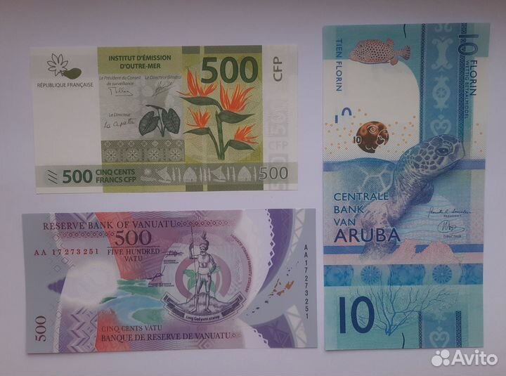 Банкноты стран Америки и Океании. Часть II