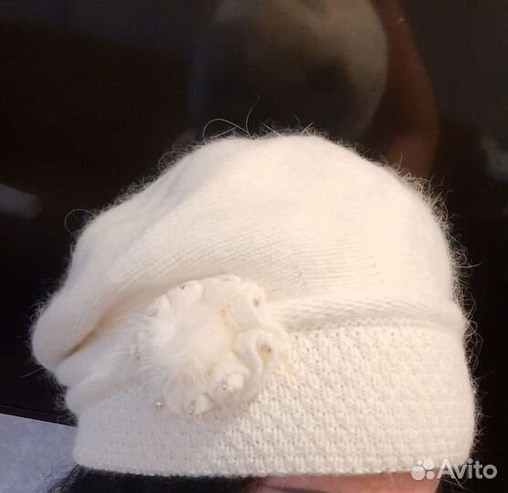 Шапка Берет и шарф,зима