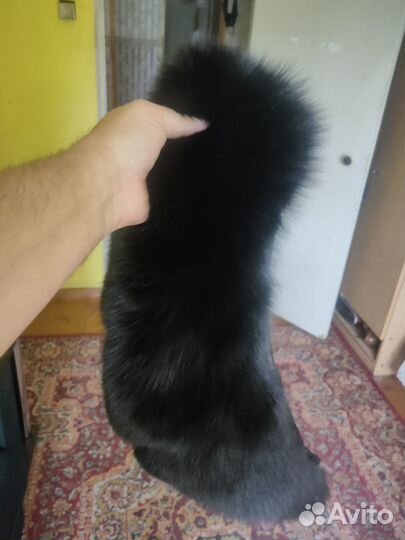 Меховой воротник песец