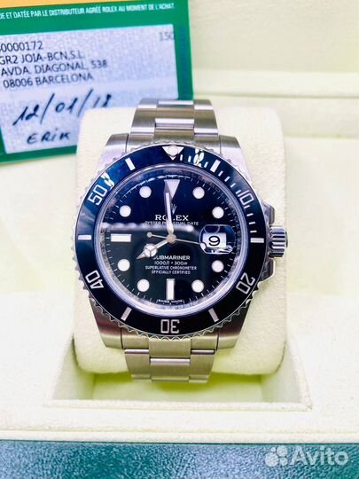 Часы Rolex submariner black date