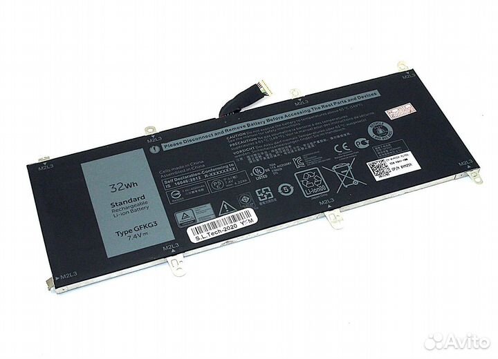 Аккумулятор для Dell Venue 10 Pro 7.4V 4220mAh