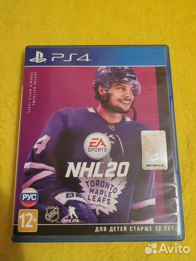 Диск для Ps4 NHL 20